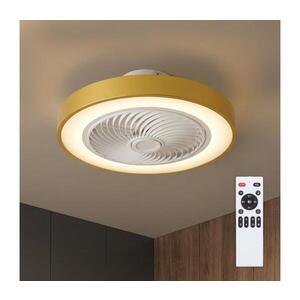 BRILAGI - LED Stmív. svítidlo s látorem LED/38W/230V pr. 50 cm zlatá + DO WF-OSD-044-GLD obraz