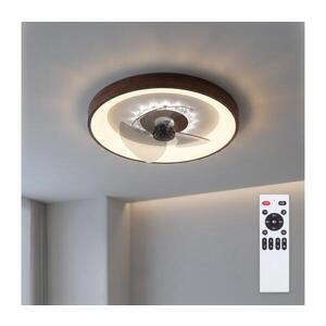 BRILAGI - LED Stmívatelný stropní látor LED/34W/230V pr. 46 cm hnědá + DO WF-OSD-157 obraz