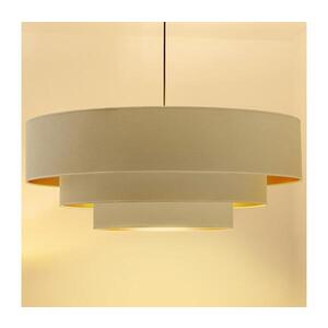 BRILAGI - Lustr na lanku LUNETA 3xE27/60W/230V pr. 80 cm krémová/zlatá 8590828052128 obraz