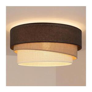BRILAGI - Stropní svítidlo TRIO 1xE27/60W/230V pr. 40 cm hnědá/béžová/bílá 8590828052586 obraz