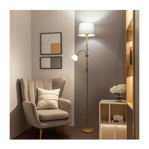BRILAGI - Stojací lampa CERIA 1xE27/100W/230V + 1xE14/25W zlatá/šedá 1xBG2827+1xEG781036 obraz