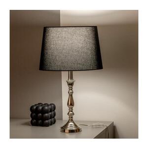 BRILAGI - Stolní lampa CERIA 1xE27/60W/230V pr. 30 cm lesklý chrom/černá 1xEG78312+1xEG781038 obraz