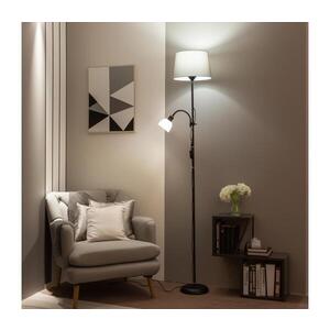 BRILAGI - Stojací lampa CERIA 1xE27/100W/230V + 1xE14/25W černá/šedá 1xBG2825+1xEG781036 obraz