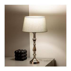 BRILAGI - Stolní lampa CERIA 1xE27/60W/230V pr. 25 cm lesklý chrom/šedá 1xEG78312+1xEG781033 obraz