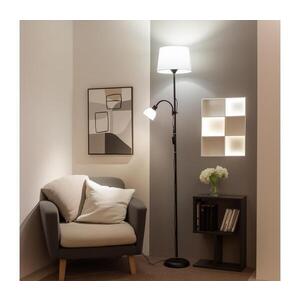 BRILAGI - Stojací lampa CERIA 1xE27/100W/230V + 1xE14/25W černá/bílá 1xBG2825+1xEG781035 obraz