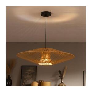 BRILAGI - LED Lustr na lanku CERIA BOHO 1xE27/40W/230V pr. 70 cm černá/hnědá BG3987+EG781104 obraz