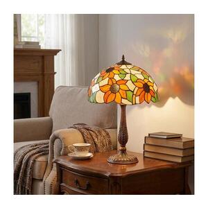 BRILAGI - Tiffany vitrážová stolní lampa SUNFLOWER 2xE27/60W/230V BRT-8004C obraz