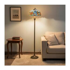 BRILAGI - Tiffany vitrážová stojací lampa JUNGLE 2xE27/60W/230V BRF-12003 obraz