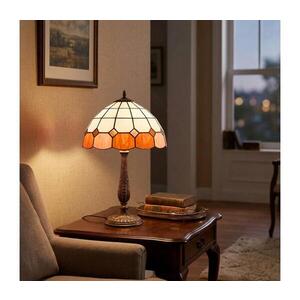 BRILAGI - Tiffany vitrážová stolní lampa SIENNA 2xE27/60W/230V BRT-8008C obraz