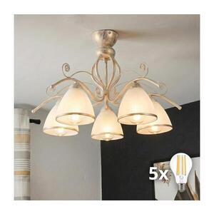 BRILAGI - LED Přisazený lustr ANTICO 5xE27/60W/230V 3000K bílá patina 8590828036869 obraz