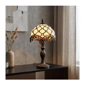 BRILAGI - Tiffany vitrážová stolní lampa IVORY 1xE27/60W/230V BRT-12016A obraz