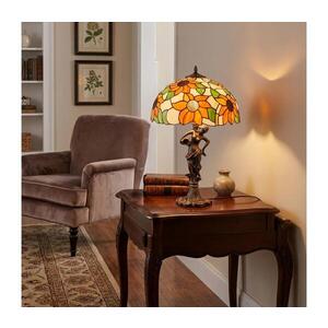 BRILAGI - Tiffany vitrážová stolní lampa SUNFLOWER 1xE27/60W/230V BRT-8004D obraz