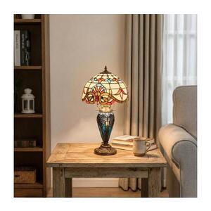 BRILAGI - Tiffany vitrážová stolní lampa MIRABELLA 1xE27/60W/230V + 1xE14/40W BRT-12028F obraz