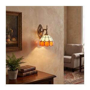 BRILAGI - Tiffany vitrážová nástěnná lampa SIENNA 1xE14/40W/230V BRW-8008A obraz