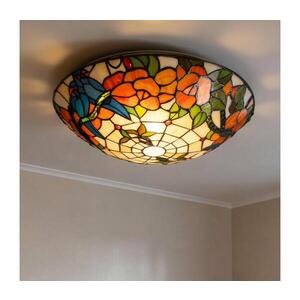 BRILAGI - Tiffany vitrážové stropní svítidlo JUNGLE 2xE27/60W/230V pr. 40 cm BRC-12003 obraz