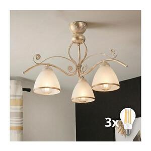 BRILAGI - LED Přisazený lustr ANTICO 3xE27/60W/230V bílá patina 8590828036852 obraz