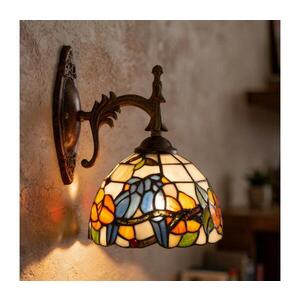 BRILAGI - Tiffany vitrážová nástěnná lampa JUNGLE 1xE14/40W/230V BRW-12003A obraz