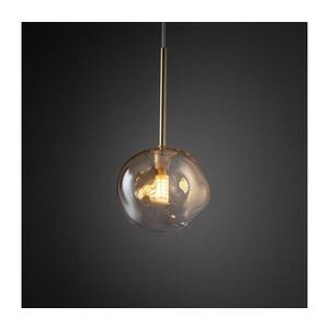 BRILAGI - Lustr na lanku VULCANO 1xG9/8W/230V pr. 15 cm zlatá/kouřová béžová 11637 obraz