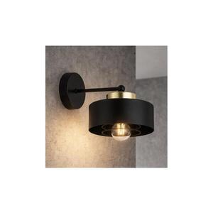 BRILAGI - Nástěnná lampa SPRING 1xE27/60W/230V černá/zlatá 77-007B obraz