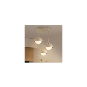 BRILAGI - Lustr na lanku COSMO 3xE27/60W/230V béžová/zlatá 87-006B obraz