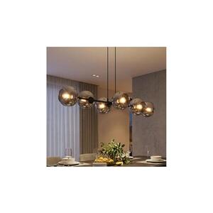 BRILAGI - Lustr na lanku DIOR 6xE27/60W/230V černá/kouřová šedá 59-024B obraz