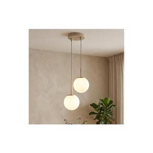 BRILAGI - Lustr na lanku MILO ECRU 2xE27/60W/230V béžová/zlatá 75-003B obraz