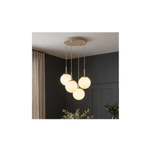 BRILAGI - Lustr na lanku MILO ECRU 4xE27/60W/230V béžová/zlatá 75-024B obraz