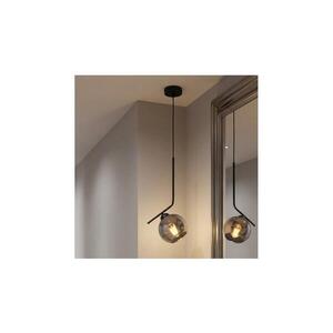 BRILAGI - Lustr na lanku DIOR 1xE27/60W/230V černá/kouřová šedá 59-006B obraz