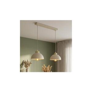 BRILAGI - Lustr na lanku MOON 2xE27/60W/230V béžová/zlatá 86-004B obraz