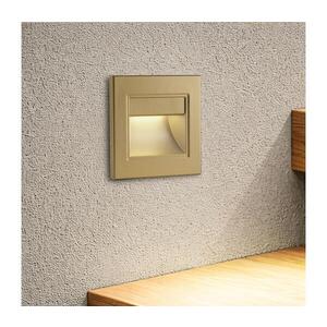 BRILAGI - LED Schodišťové svítidlo STEP LIGHT LED/1, 5W/230V IP44 zlatá BRI839 obraz