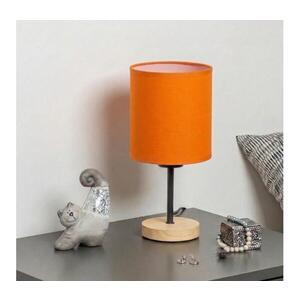 BRILAGI - Stolní lampa NUBILA WOOD 1xE27/25W/230V dub/černá/oranžová BG1567+BG2453 obraz