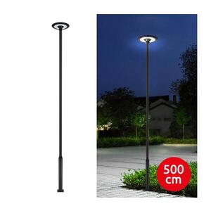 BRILAGI-LED Venk. poul. lampa se sloupem 5 m URBANSPARK LED/120W/230V černá IP65 BG1708+BG3823 obraz