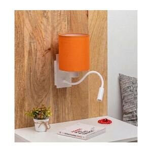 BRILAGI -LED Flexibilní nást. lampa NUBILA 1xE27/25W/230V + LED/3W bílá/oranžová BG1559+BG2453 obraz