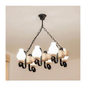 BRILAGI - Lustr na řetězu RUSTIC 6xE14/40W/230V dub EX-01099 obraz