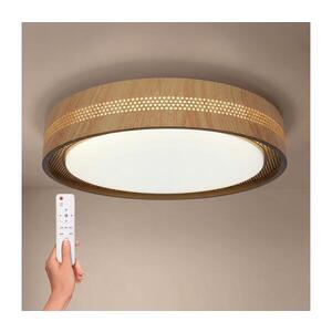 BRILAGI - LED Stmív. strop. svítidlo COCI LED/48W/230V pr. 39 cm dřevo/černá+DO WO800-OEM49-40 obraz