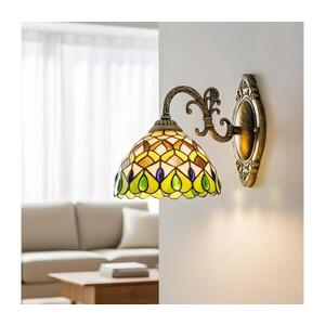 BRILAGI - Tiffany vitrážová nástěnná lampa MARGARET 1xE27/40W/230V 63066 obraz