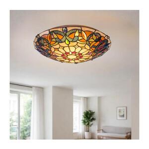 BRILAGI - Tiffany vitrážové stropní svítidlo LUISA 2xE27/60W/230V pr. 40 cm 63072 obraz