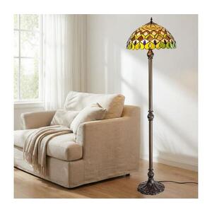 BRILAGI - Tiffany vitrážová stojací lampa MARGARET 2xE27/60W/230V 63064 obraz