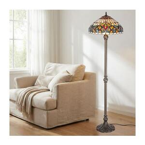 BRILAGI - Tiffany vitrážová stojací lampa LUISA 2xE27/60W/230V 63071 obraz