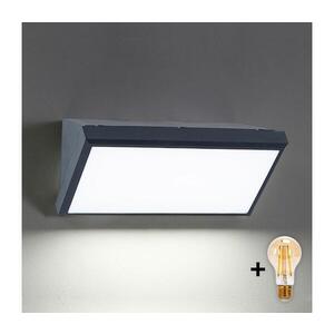 BRILAGI-LED St ven nástěnné svít TRIANGLE 1xE27/6W/230V 2700-6500K IP65 antracit BG1023+AI0599 obraz