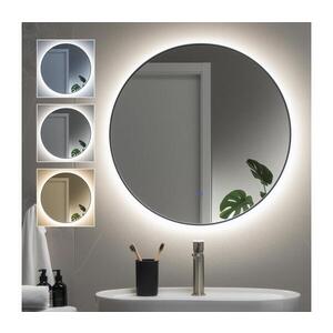 BRILAGI - LED Koup. zrcadlo VENA BLACK LED/19W/230V 60 cm IP44 CRI 90 stmív.+CCT FG-CY24-A01-6060-BLK obraz