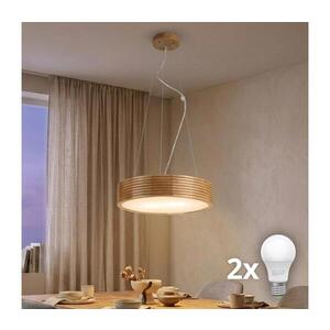 BRILAGI - LED Lustr na lanku CARVALHO MODERN 2xE27/60W/230V dub pr. 37, 5 cm 8590828039389 obraz