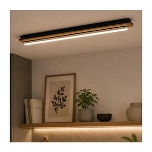 BRILAGI - LED Stropní svítidlo WOODY FLAT LED/25W/230V 118 cm dub/černá 8590828039327 obraz