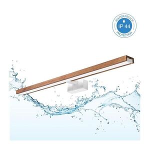 BRILAGI -LED Koup osvět zrcad 3v1 WOODY MIRROR LED/15W/230V IP44 bílá/dub třešeň 8590828018308 obraz