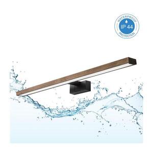 BRILAGI -LED Koup osvět zrcad 3v1 WOODY MIRROR LED/15W/230V IP44 černá/dub ořech 8590828018292 obraz