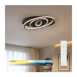 BRILAGI - LED Stm stropní svítidlo IRIS LED/78W/230V 37x49 cm černá + DO BRMXC2984-CR obraz
