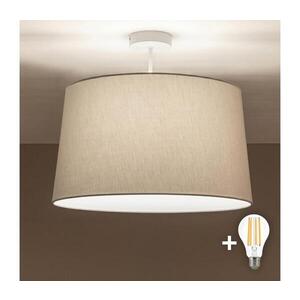 BRILAGI - LED Přisazený lustr CERIA 1xE27/60W/230V pr. 45 cm bílá/šedá BG3992+EG781042 obraz
