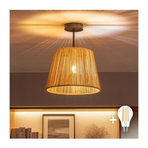 BRILAGI - LED Přisazený lustr CERIA BOHO 1xE27/60W/230V pr. 28 cm černá/hnědá BG3989+EG781111 obraz