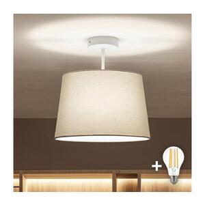 BRILAGI - LED Přisazený lustr CERIA 1xE27/60W/230V pr. 30 cm bílá/šedá BG3992+EG781036 obraz