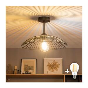BRILAGI - LED Přisazený lustr CERIA WIRE 1xE27/60W/230V pr. 38 cm černá BG3989+EG300159 obraz